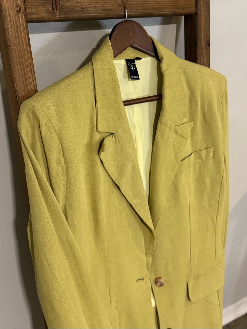 On The Move Linen Woven Blazer